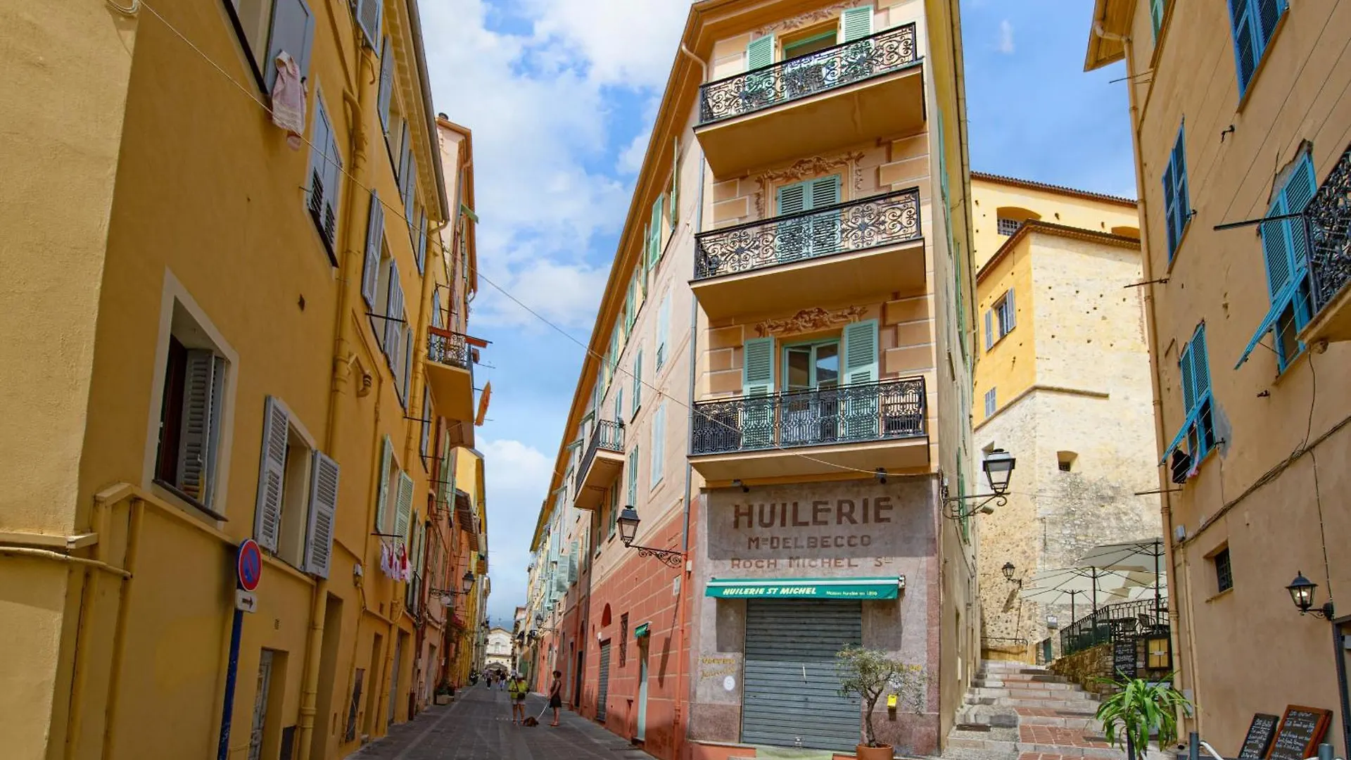 公寓 Grand Appartement Dans La Vieille Ville 芒通